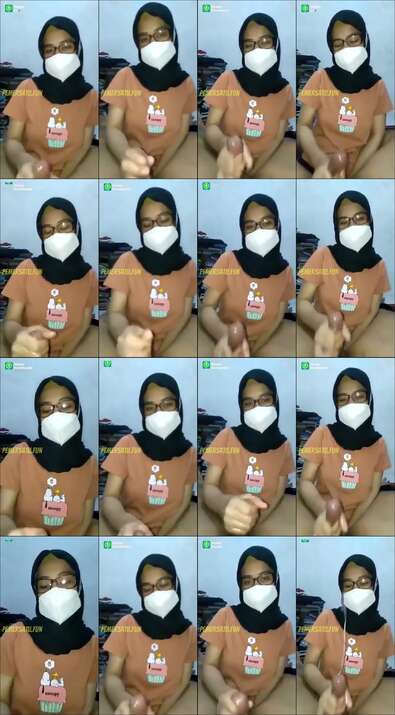 Jilbab coliin temen sampai crot
