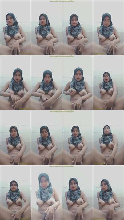 amelia hijab suka bikin video colmek (4)