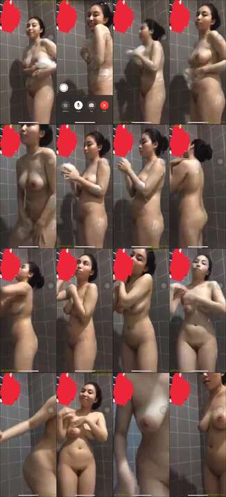 vcs saat pacar cantik lagi mandi