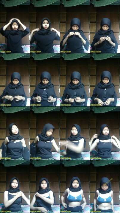 Jilbab Hitam Abg 18Yo Kirim Video