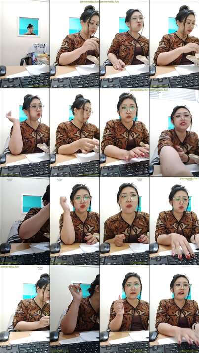 Live Dikantor abg 18yo viral (2)