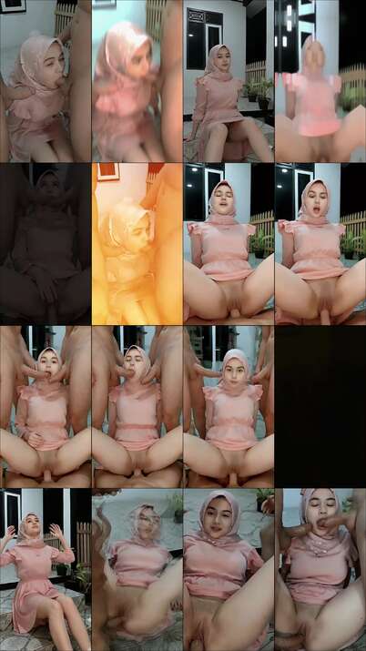 Dood – Hijab Manis Cakep Dientot Di Teras Rumahnya Sendiri