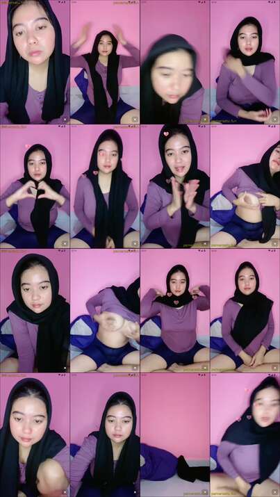 US NANA HIJAB DREAM BUKA BAJU SAMPAI TELANJANG COLMEK (2)