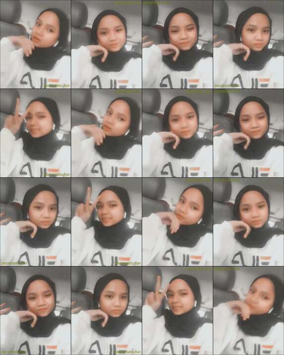 P9 Abg Hijab 18Yo Kurus Polos Sangean 9
