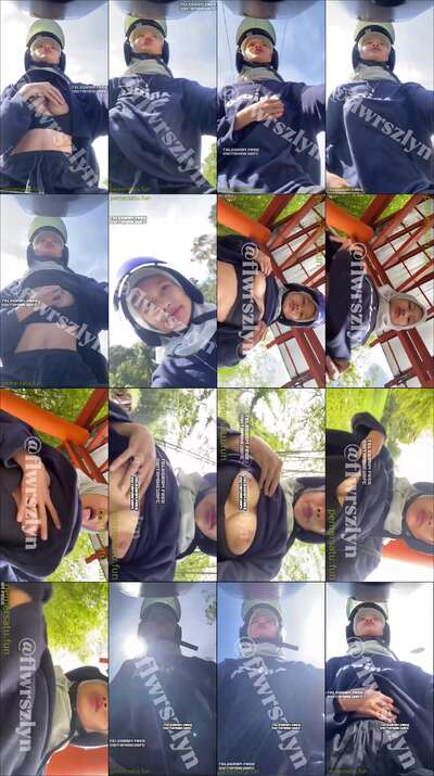 kompilasi hijab flwrzlyn abg 18yo eksib