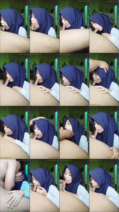P4 Pasutri Hijab Viral Ngentot Sepong Pakai Jilbab 4