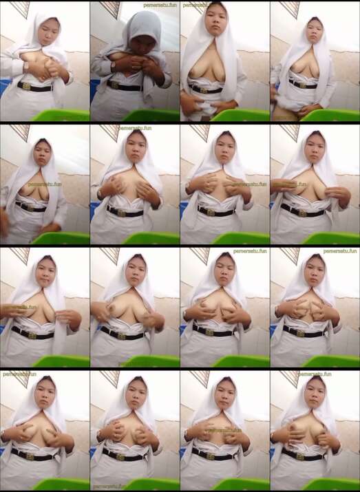 angelia hijab abg 18yo seragam binal (19)