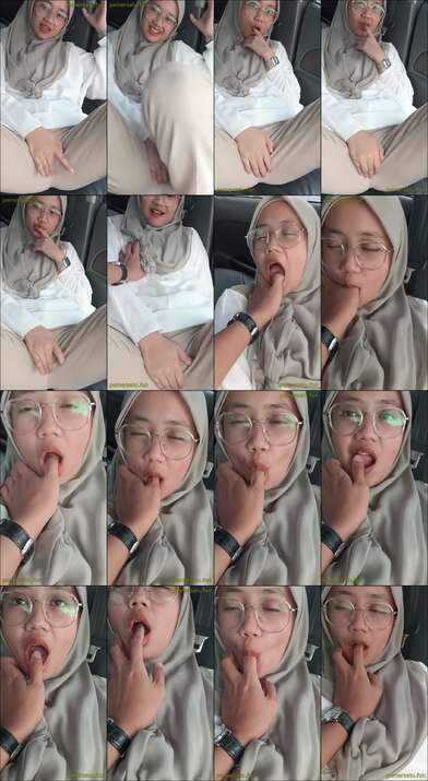 hijab liar binal abg 18yo kacamata (12)