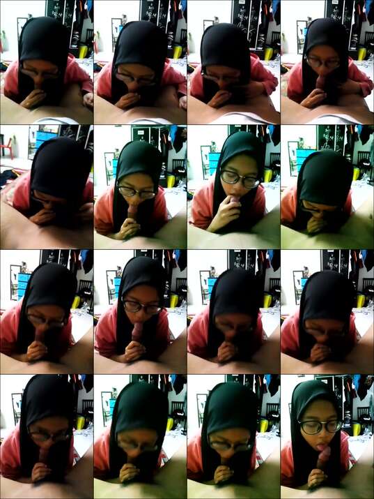 Jilbab jago nyeponk