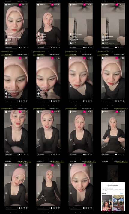 Babyputt Putmeg 18yo hijab jilbab colmek live (1)