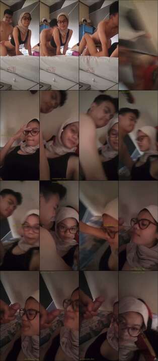 livia hijab kacamata mantap ngewe sama pacar (6)