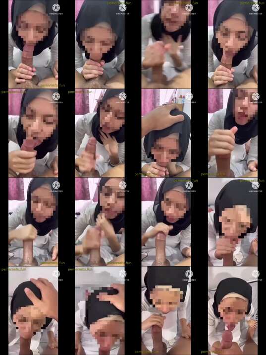 Hijab Hitam Sepong Kontol Hitam
