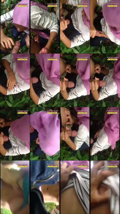 Jilbab Sepong Pacar Sampai Muntah