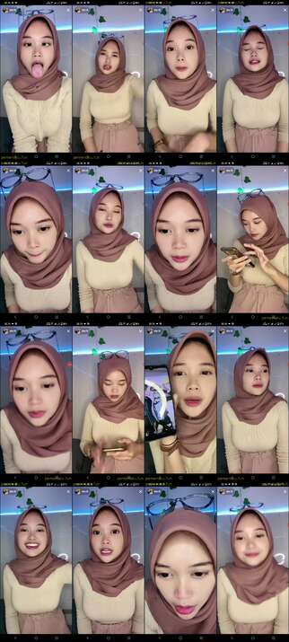 P1080P Hd Jilbab Rajut Emang Yahut   Sheiii   Live Tiktok1080P Hd