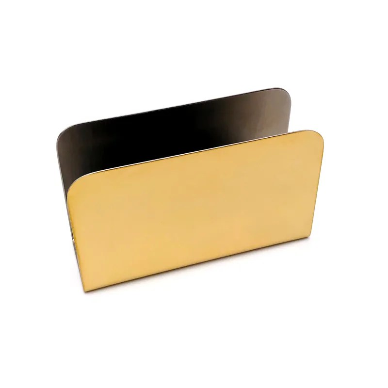 Napkin holder square Gold color DODO'S TRENDS
