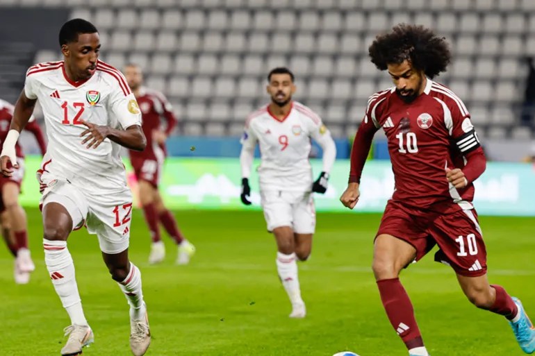 مباراة قطر ضد الإمارات