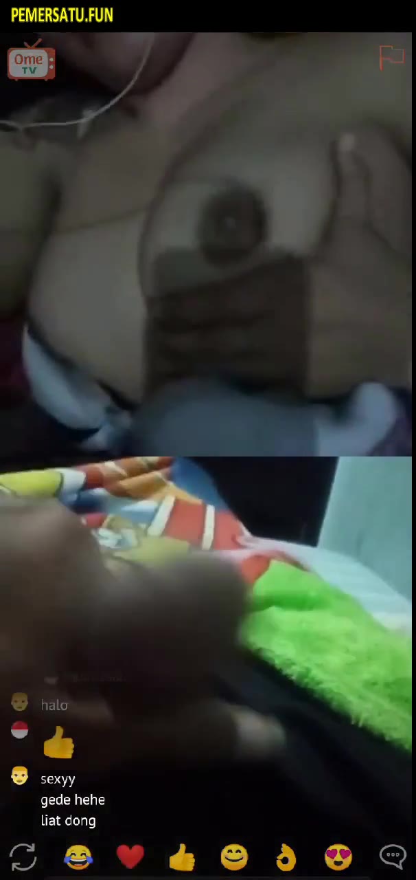 cewek manis ketagihan nonton kntl besar sambil ange sendiru (new)