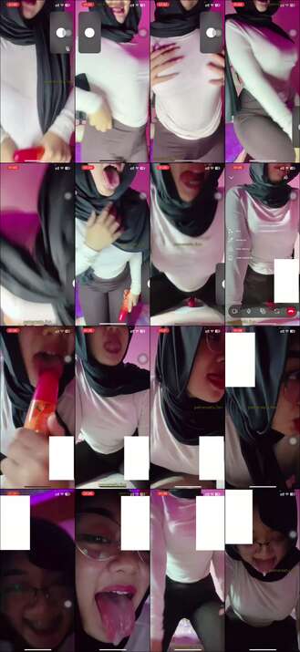 Dinda Hijab Binal Vcs Sepong Dildo Pink