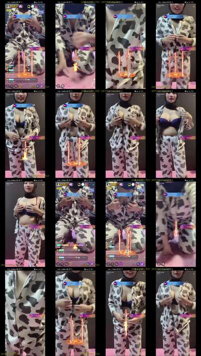 hijab barbar viral pakai piyama (5)