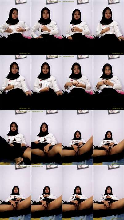 calya hijab abg 18yo seragam colmek (3)