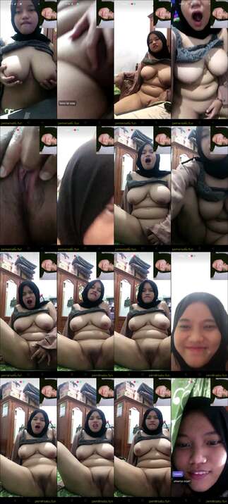 hijab dengan vcs cakep 18yo binal (4)