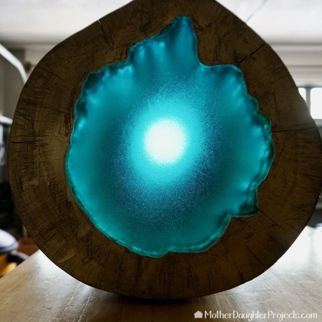 diy-led-log-table
