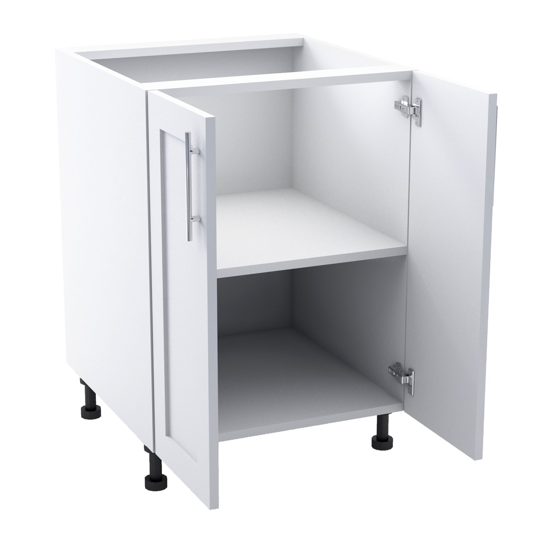 24'' Base Kitchen White Shaker