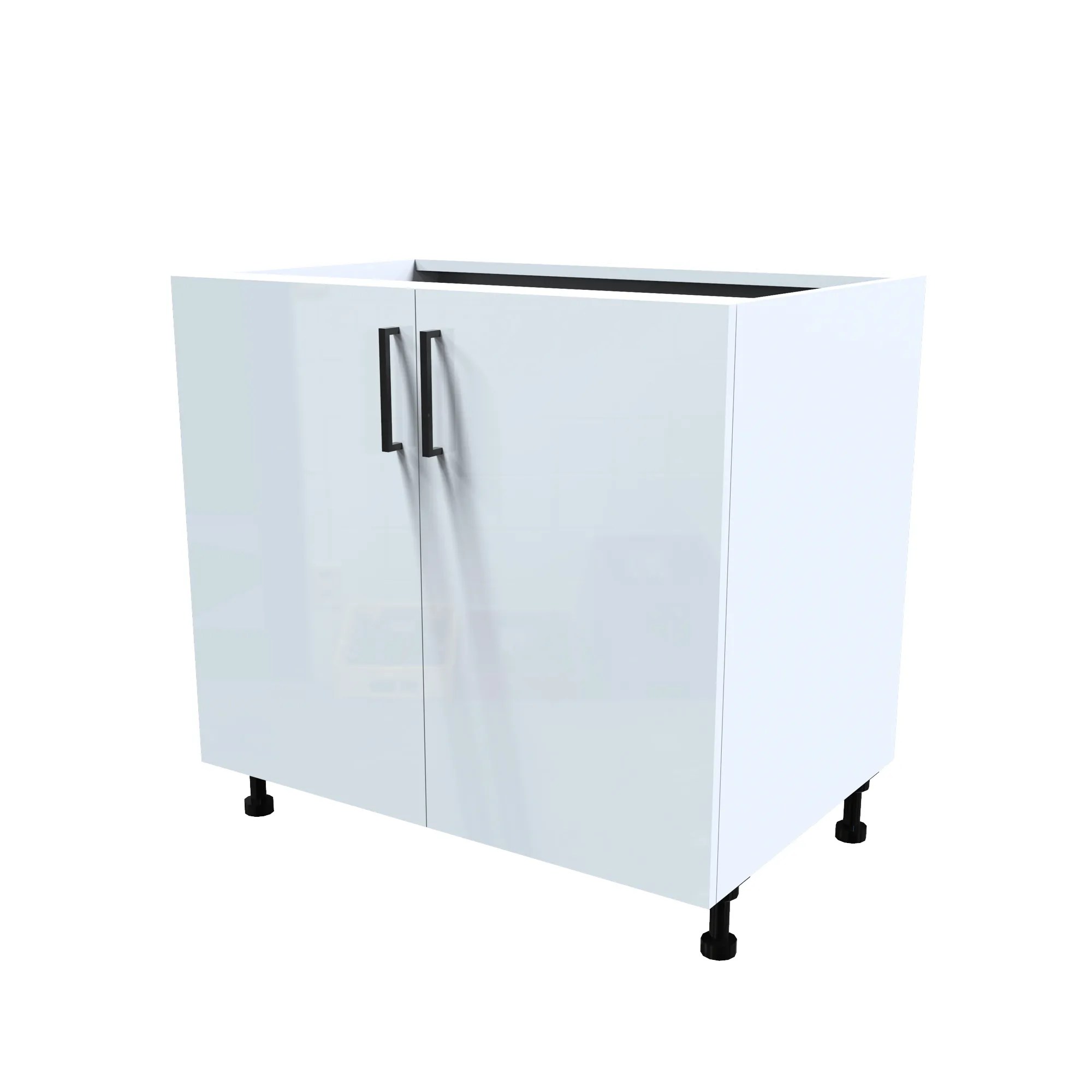 36 inch Base Kitchen White High Gloss