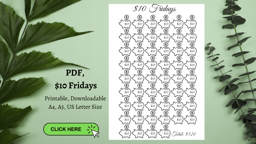 $10 Fridays Savings Challenge