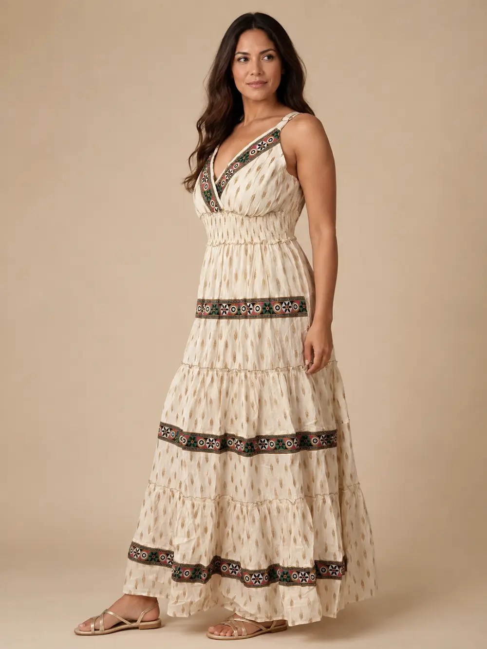 vestido largo 100% Algodón