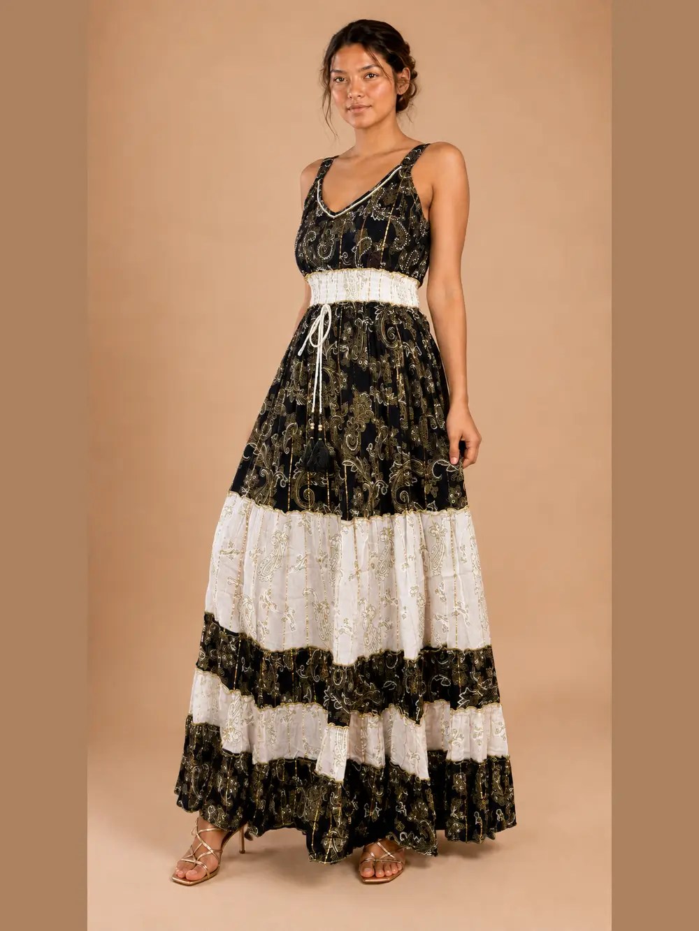 Vestido Lurex Negro