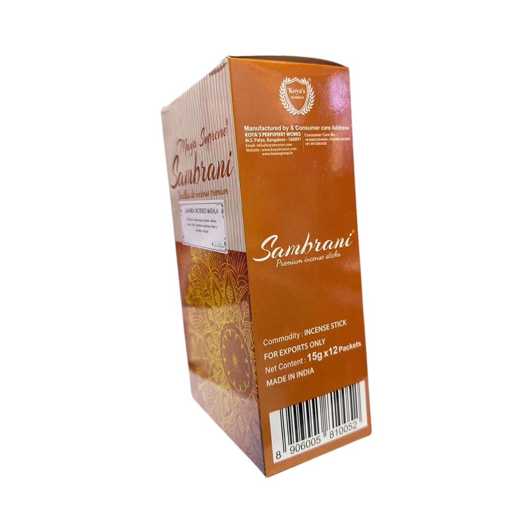 Incienso Maya Supreme Sambrani Aroma Lavanda - Dokavari Chile