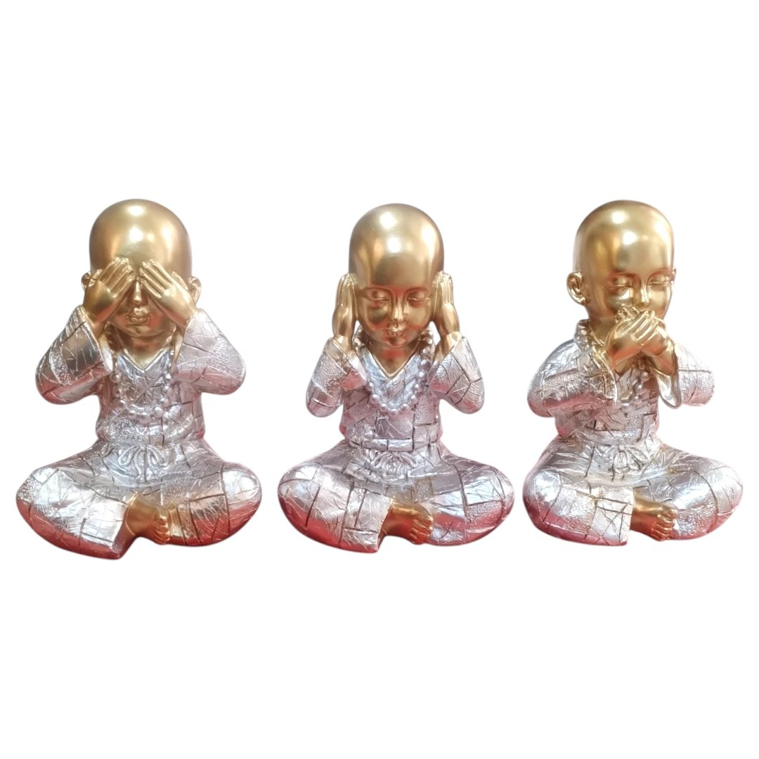 Set 3 Budas Sordo Ciego Mudo Dokavari Chile