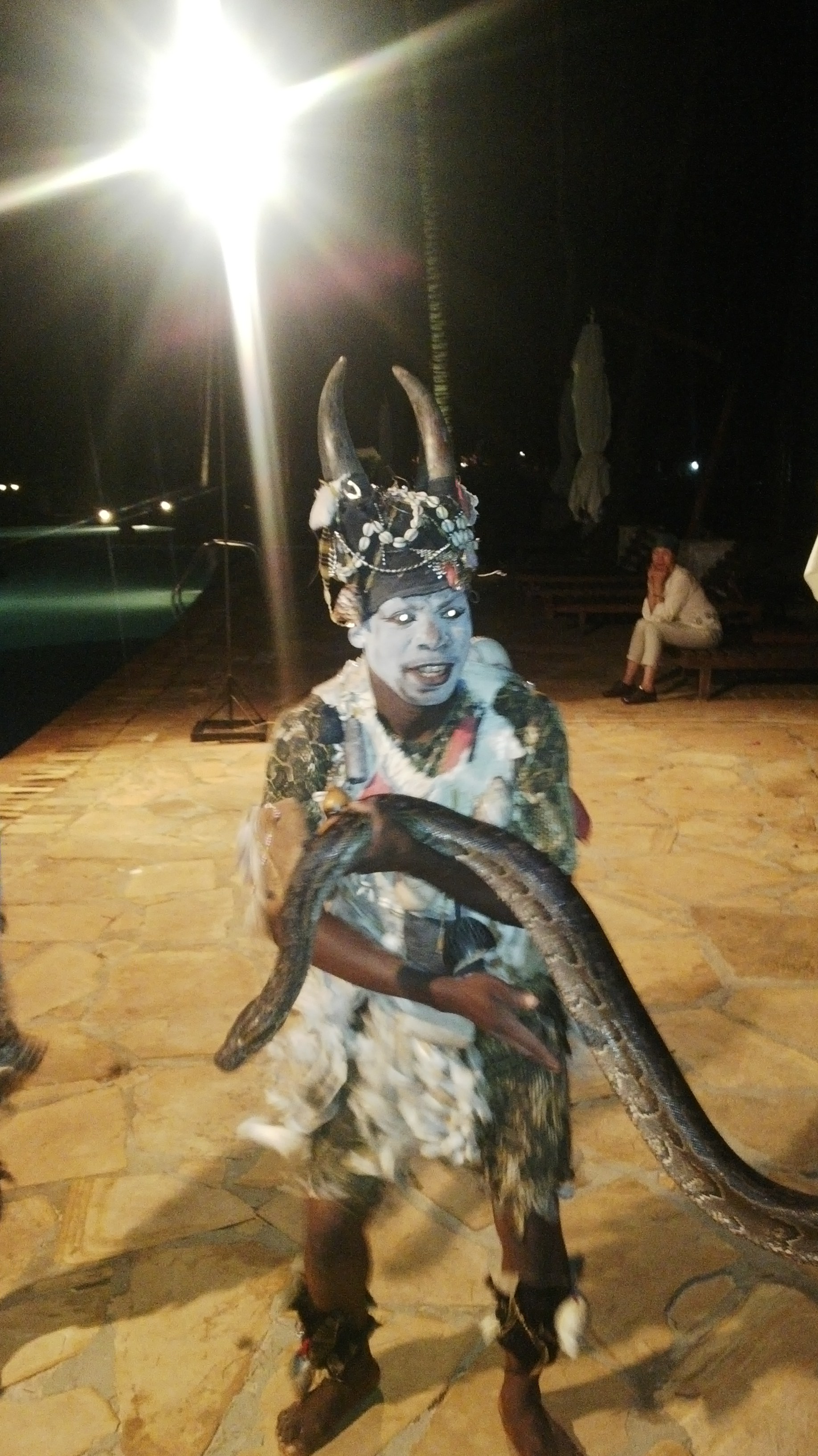 Of masks, snakes and horns