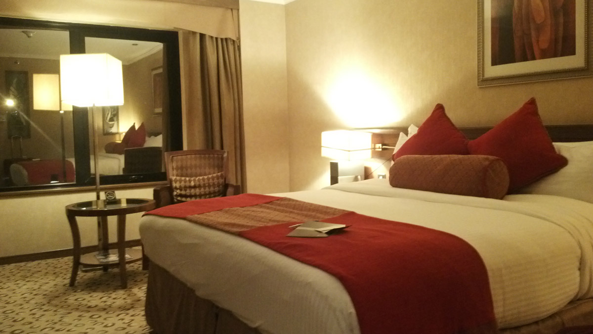My hotel Room, which I spent very little time in.