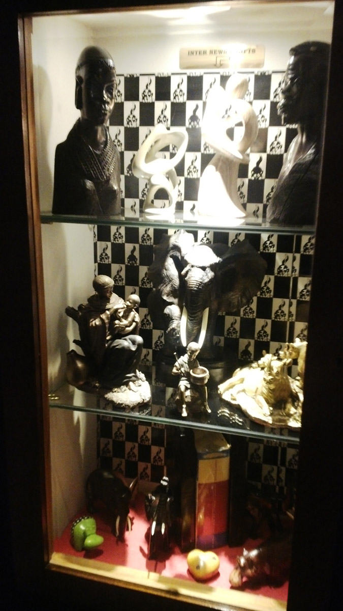 Sculptures every where you look