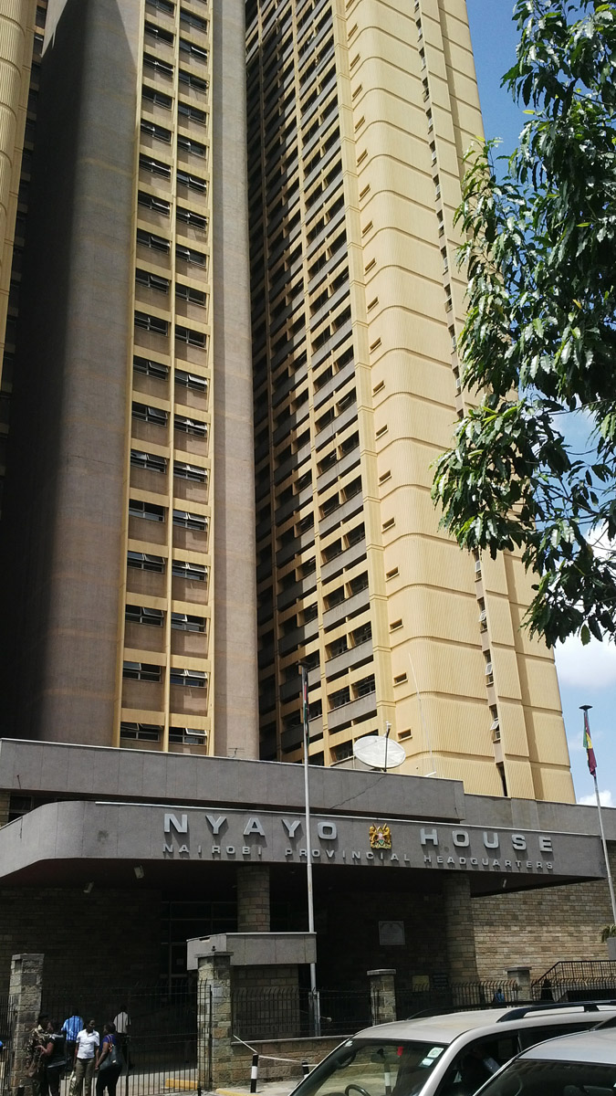 Nyayo House. I wonder if the screams could be heard from the street level.