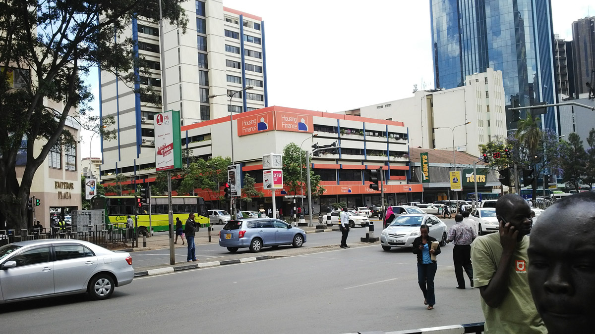 Nairobi street view.