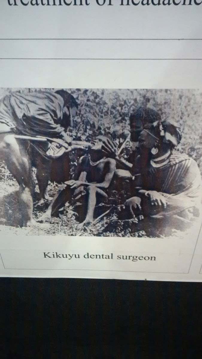 I don't ever want to be this guy. Pictures seen at one of the Nairobi museum.