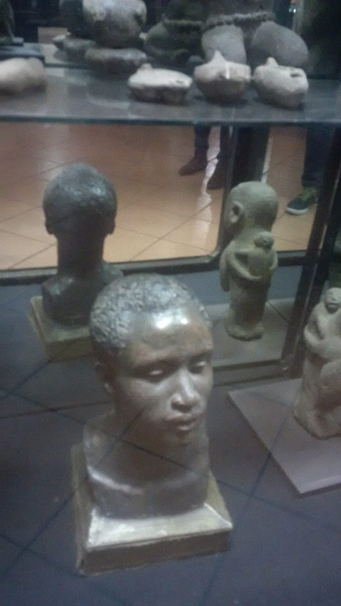 A bust of a very handsome prince.