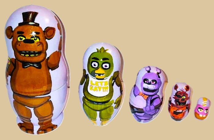 FNAF nesting doll handmade