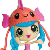 Kawaii Crush Bubbly Beach Collection Becky Bubble Swim Swim