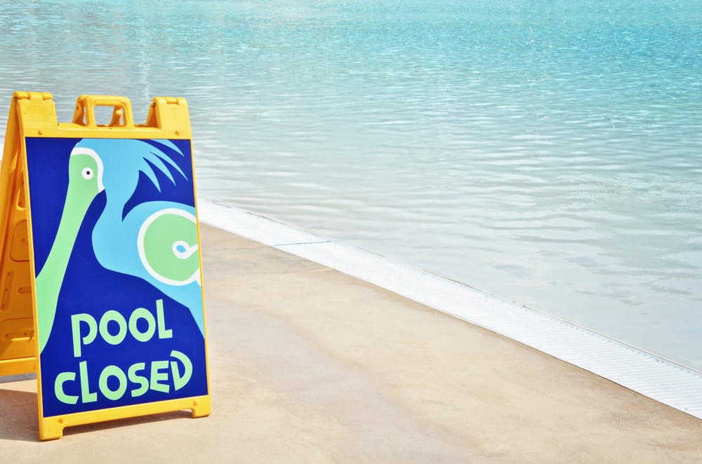 Pool closed