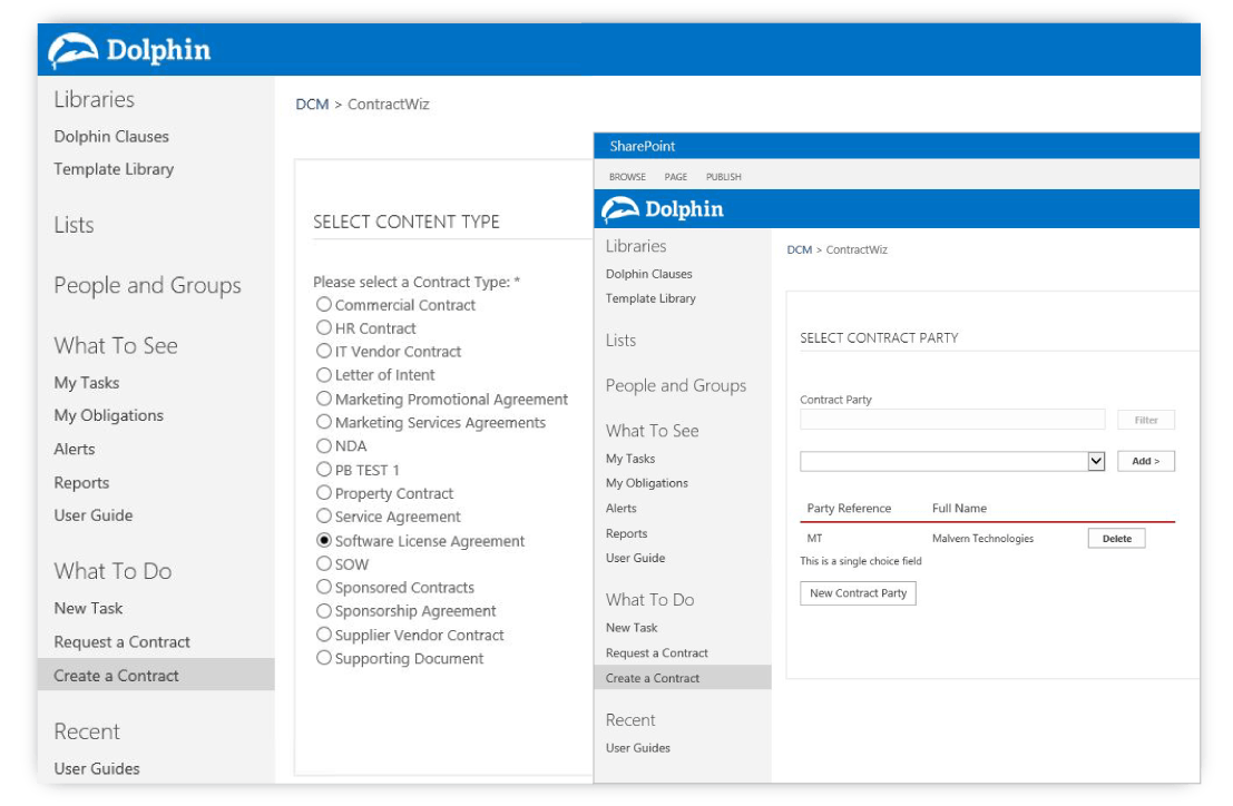 Sharepoint Contract Management Template