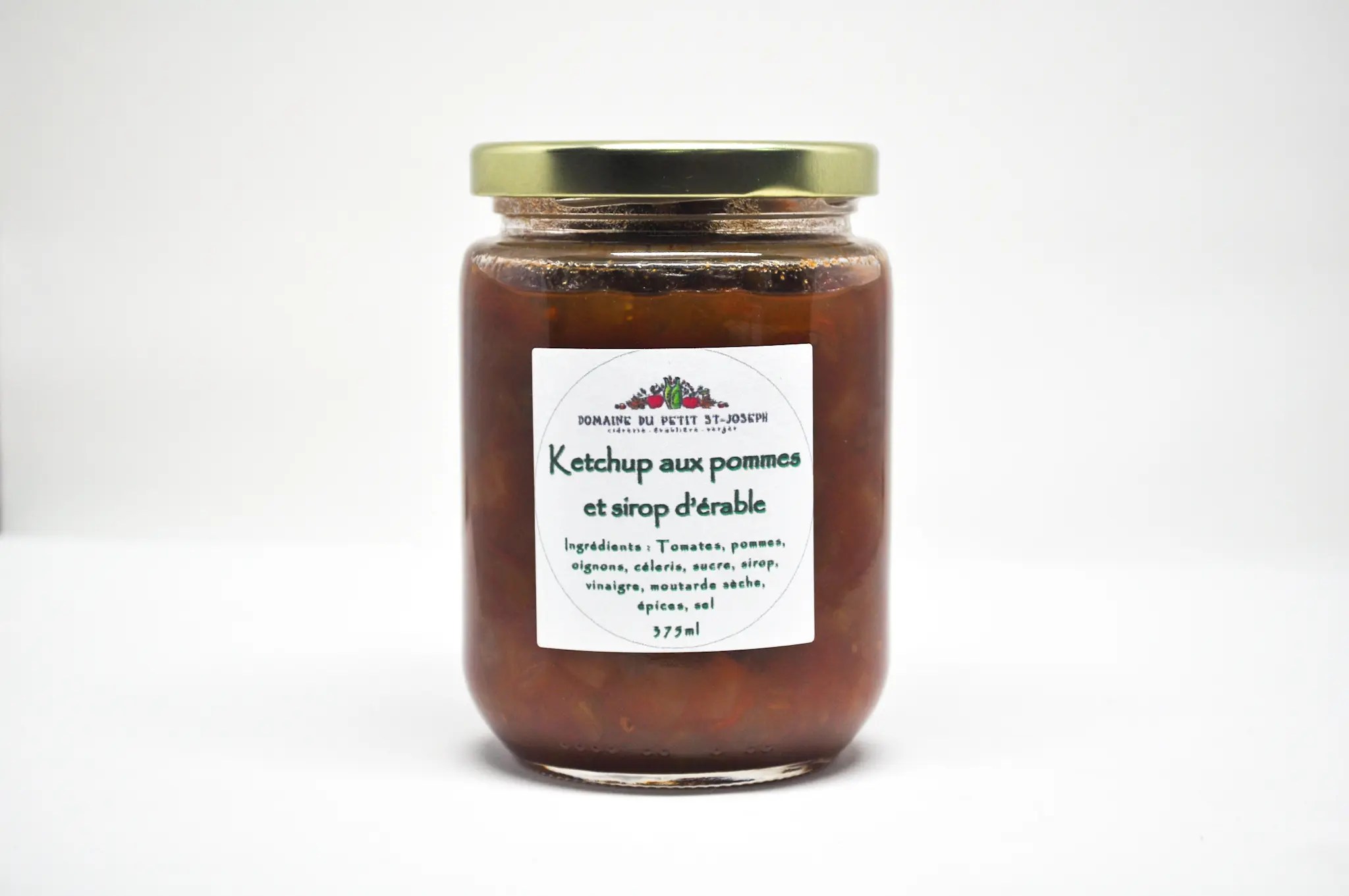 Ketchup aux pommes et sirop d’érable