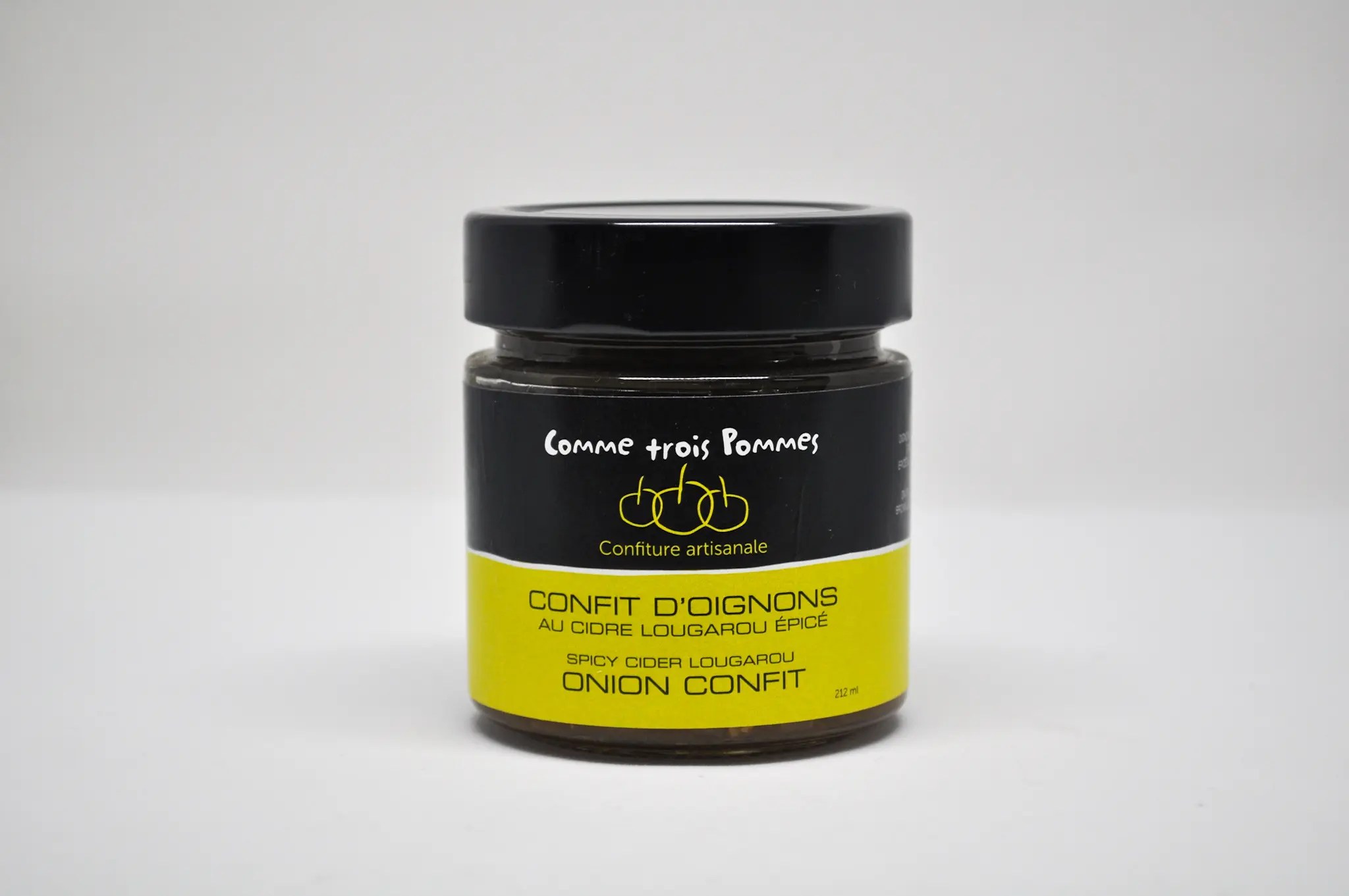 Confit d’oignons épicé au cidre Lougarou