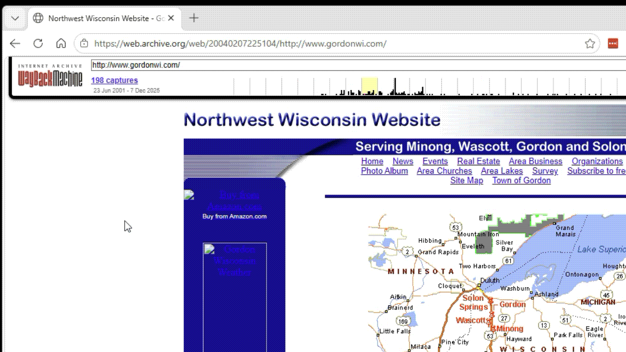 Domain statistics for GordonWi.com