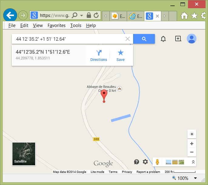 Enter Gps Coordinates Into Google Maps