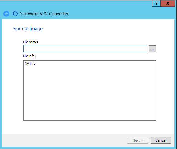 StarWind convert VM