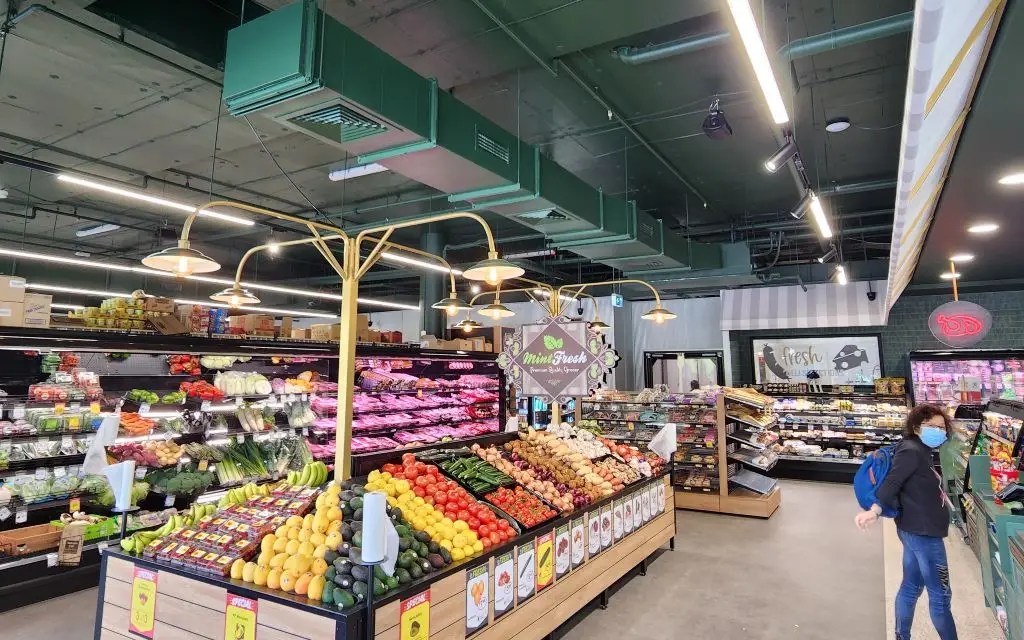 custom suspended LED lighting for retail LINEARLED T-Line range